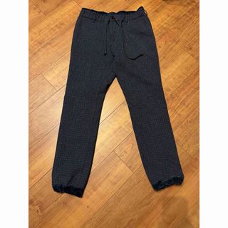 サカイ(sacai)のsacai チェック リブ ドローコード イージーパンツ(その他)