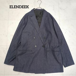 ELENDEEK - 美品ELENDEEK/エレンディーク/デニムオーバー ELENDEEK - 美品ELENDEEK/エレンディーク/デニムオーバー