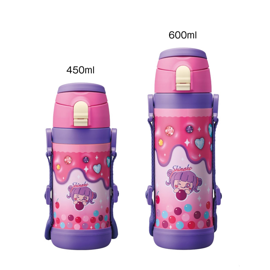 しなこちゃん水筒💜450mlの通販 by boo|ラクマ しなこちゃん水筒💜450mlの通販 by boo|ラクマ