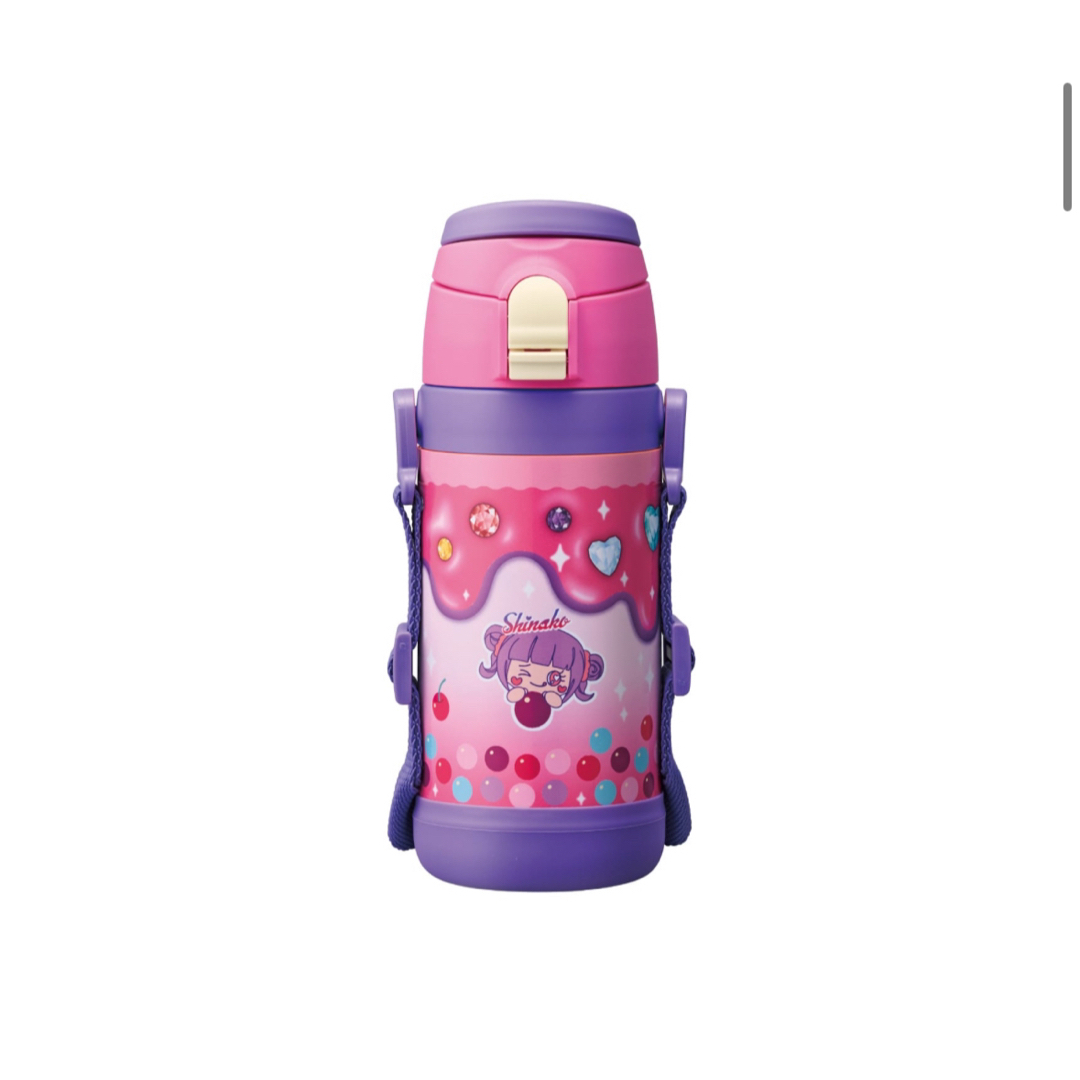しなこちゃん水筒💜450mlの通販 by boo|ラクマ しなこちゃん水筒💜450mlの通販 by boo|ラクマ