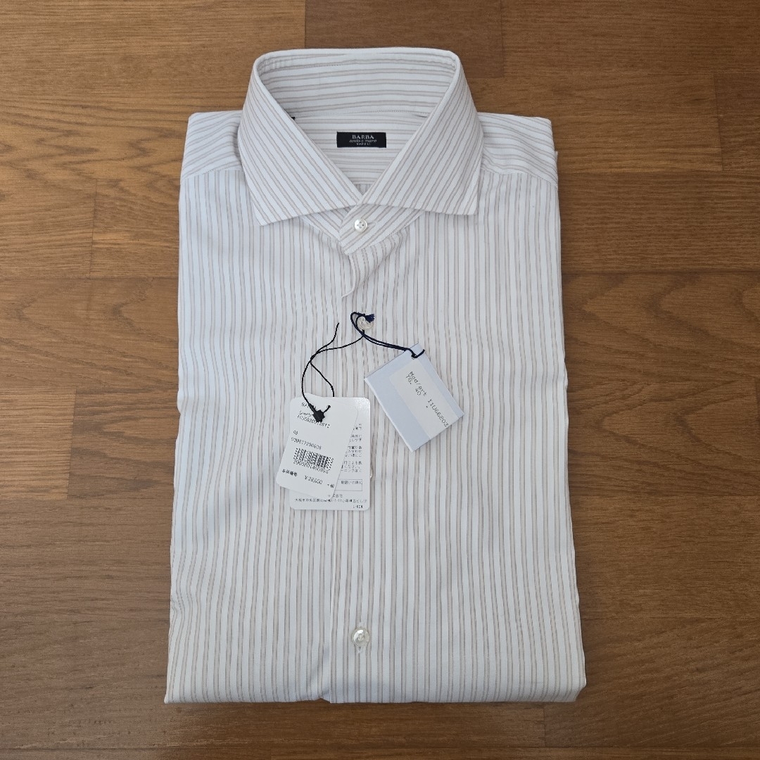 新品未使用品【BARBA/バルバ】ドレスシャツ