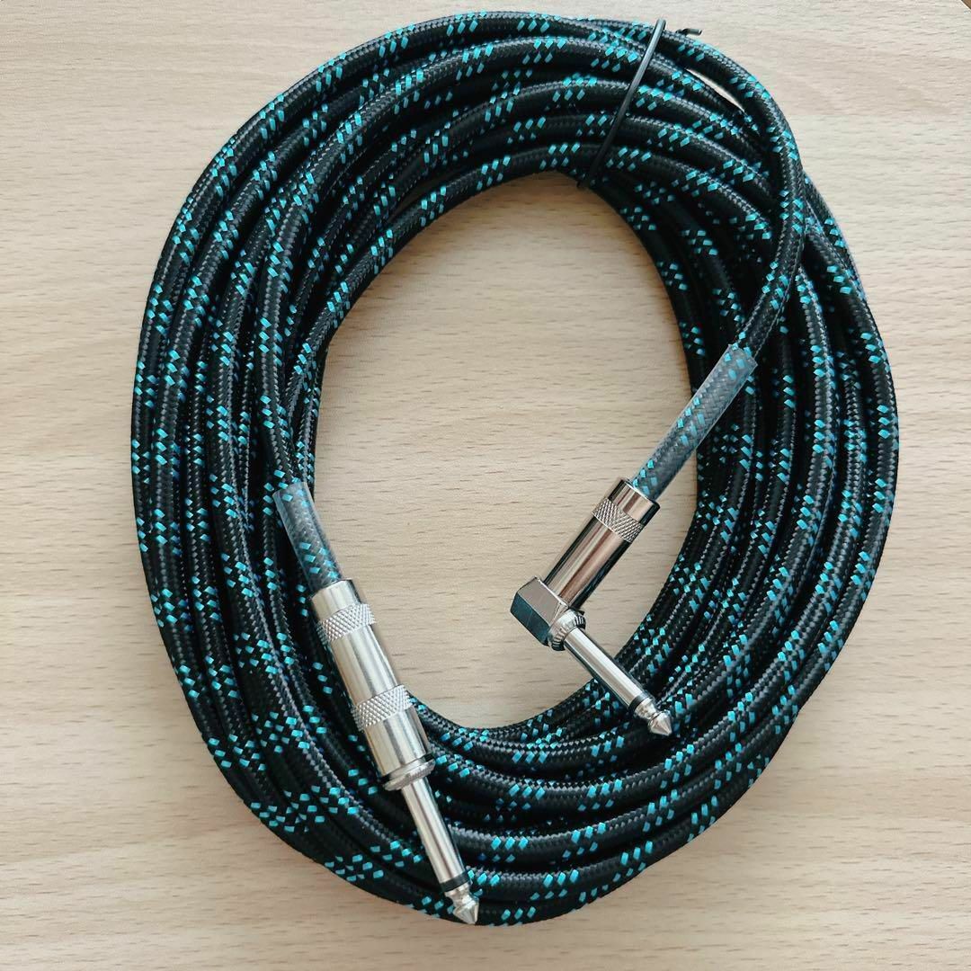 ギター 楽器 ケーブル 3m 6 mm-6 mm TRS ストレート エレキ 楽器のベース(シールド/ケーブル)の商品写真