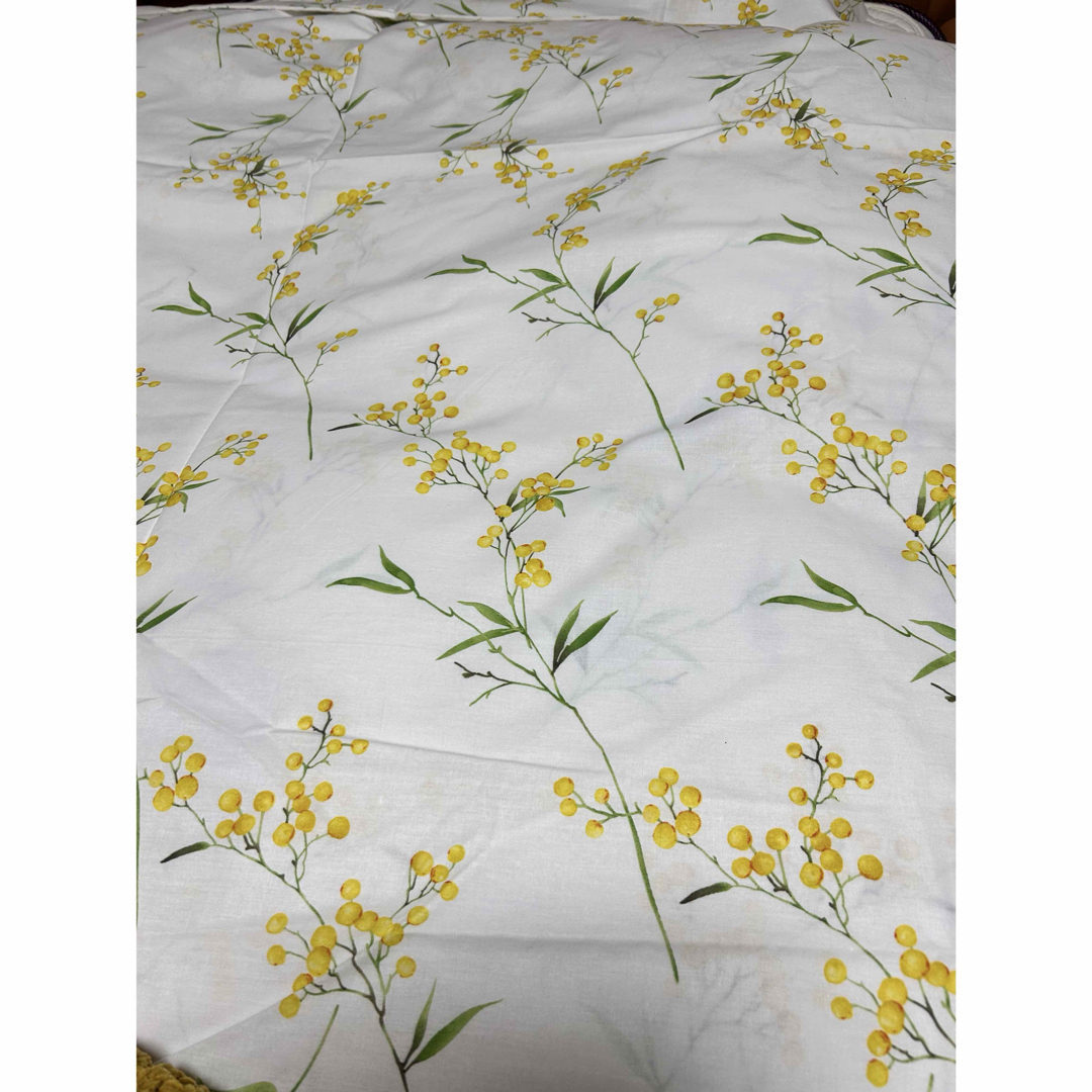 ZARA HOME - ZARA HOMEミモザ柄デュペカバー&ピローケースの通販 ZARA HOME - ZARA HOMEミモザ柄デュペカバー&ピローケースの通販