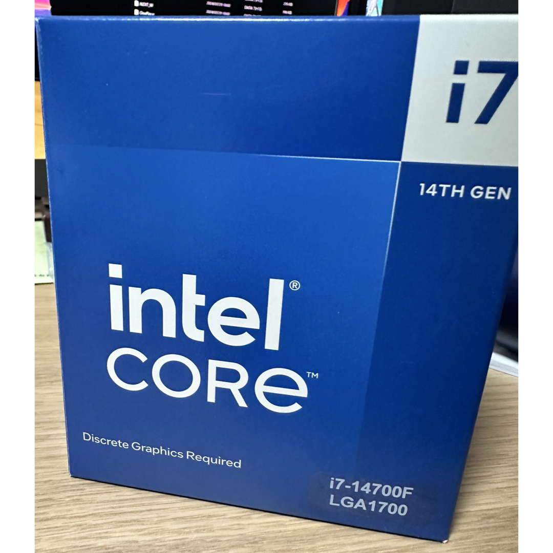 intel(インテル)のintel Core i7-14700F BOX BX8071514700F スマホ/家電/カメラのPC/タブレット(PCパーツ)の商品写真