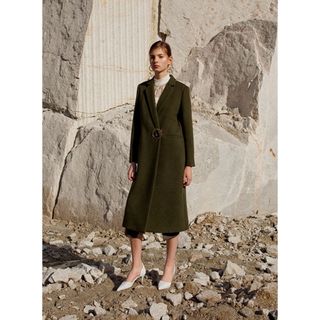 mame - mame kurogouchi 16aw チェスターコート ロングコートの mame - mame kurogouchi 16aw チェスターコート ロングコートの
