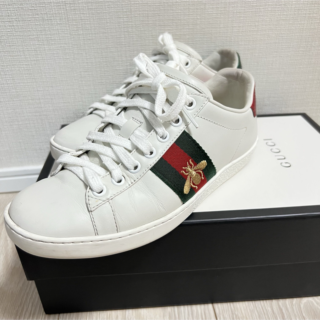 ⭐️美品⭐️ GUCCI グッチ エース スニーカー 34.5 ⭐️美品⭐️ GUCCI グッチ エース スニーカー 34.5