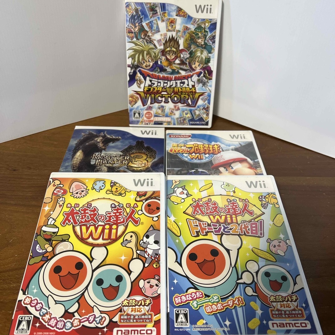 Wii(ウィー)のWii ゲームソフト まとめ売り エンタメ/ホビーのゲームソフト/ゲーム機本体(家庭用ゲームソフト)の商品写真