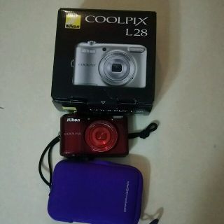 ニコン(Nikon)のNikon COOLPIX L28 デジタルカメラ レッド(コンパクトデジタルカメラ)