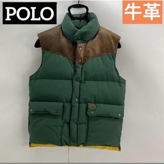 POLO RALPH LAUREN(ダウンベスト ・ グリーン・カーキ/緑色系 POLO RALPH LAUREN(ダウンベスト ・ グリーン・カーキ/緑色系