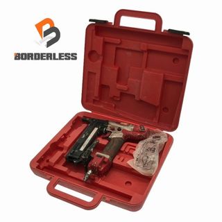 ☆中古品☆MAX マックス 高圧 ステープル用エアネイラ HA-38F2(D)/4MA フロア ケース付 フロア用タッカー フロアタッカー エア工具 103388(工具)