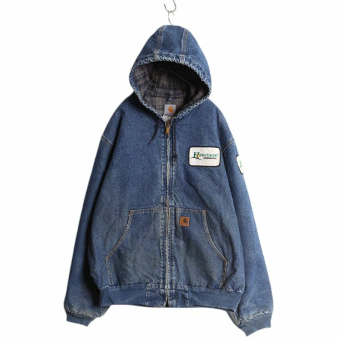 00s カーハート デニム アクティブ ジャケット メンズ XXL 古着 00s カーハート デニム アクティブ ジャケット メンズ XXL 古着