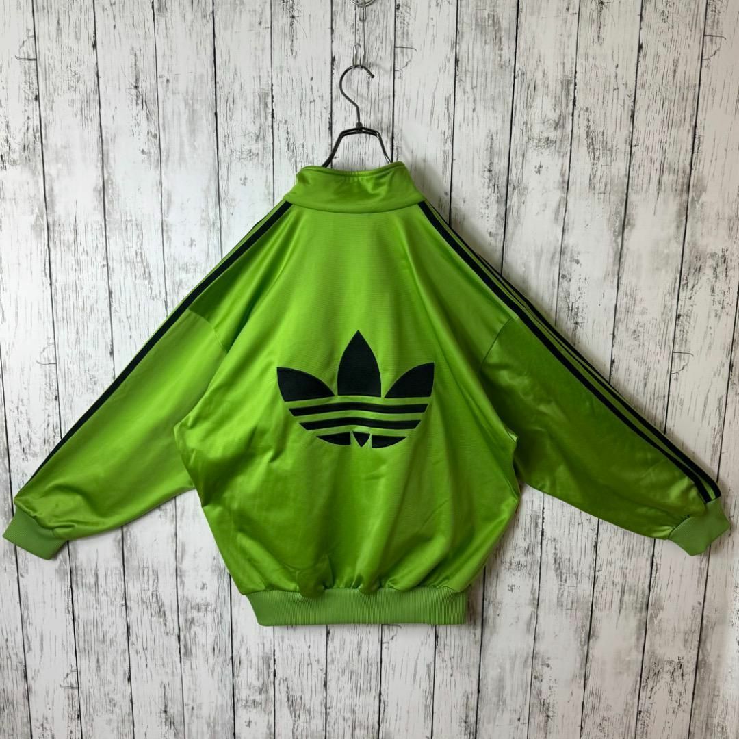 adidas - 【希少】ヴィンテージ アディダス ジャージ ライム adidas - 【希少】ヴィンテージ アディダス ジャージ ライム