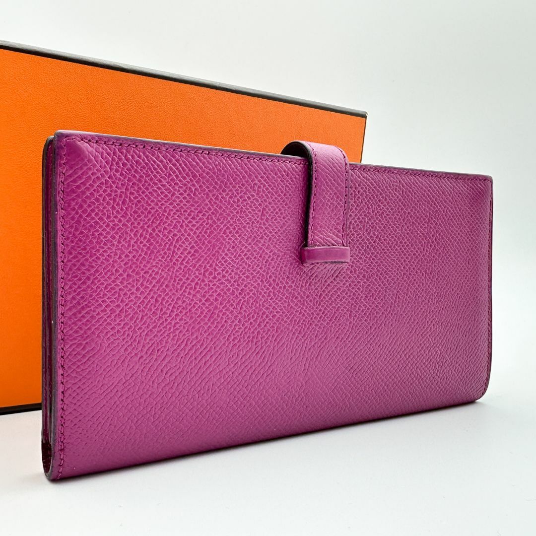 HERMES - 【極美品】HERMES エルメス　べアンスフレ　C刻印　トスカ　エプソン　長財布