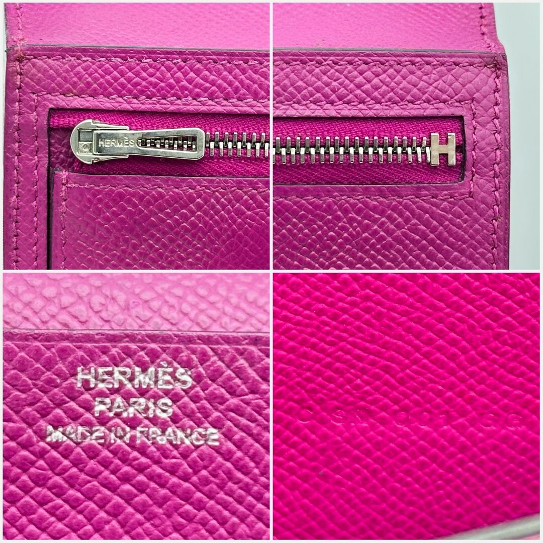 HERMES - 【極美品】HERMES エルメス　べアンスフレ　C刻印　トスカ　エプソン　長財布