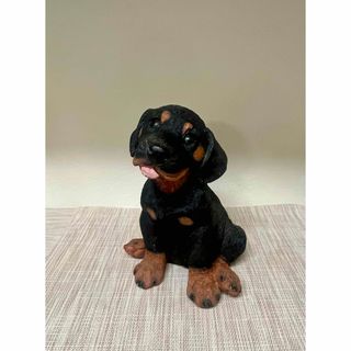 イタリア製 カスターニャ  子犬の置物(置物)
