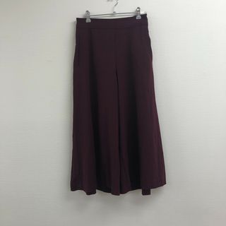 【MELROSECLAIRE】メルローズクレール　赤系　ワイドパンツ　無地　シンプル　カジュアル　ゆったり(その他)