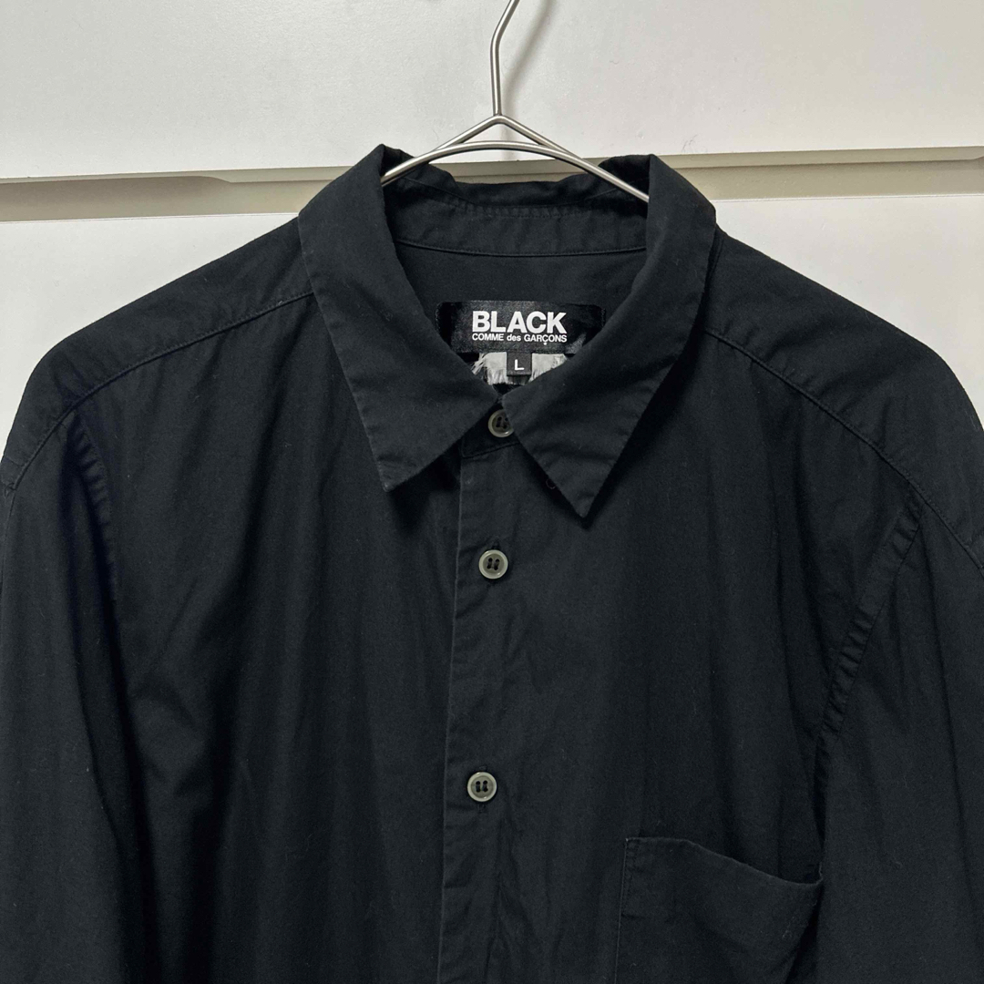 BLACK COMME des GARCONS - BLACK COMME des GARCONS シャツ 黒 BLACK COMME des GARCONS - BLACK COMME des GARCONS シャツ 黒