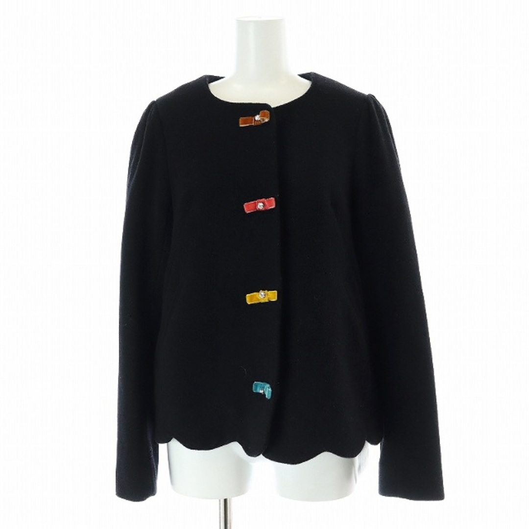 franche lippee - フランシュリッペ ノーカラーコート ショート franche lippee - フランシュリッペ ノーカラーコート ショート
