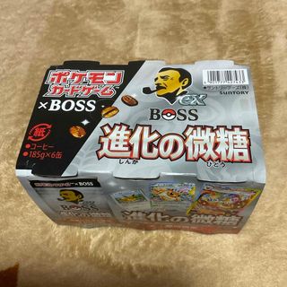 サントリー(サントリー)のサントリー ボス 進化の微糖 6缶 ポケモンカードCP品 185gX6(コーヒー)