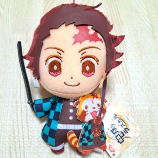 キメツノヤイバ(鬼滅の刃)の鬼滅の刃×ラスカル コラボぬいぐるみ 竈門炭治郎 あらいぐまラスカル 新品(キャラクターグッズ)