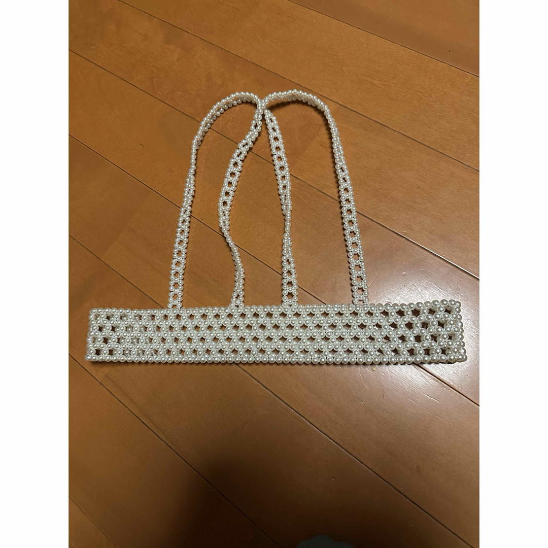 フェイクパール　ビスチェ レディースのトップス(その他)の商品写真