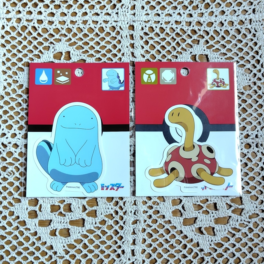 ポケモン(ポケモン)のポケモン アニポケ ヌオー&ツボツボ 耐水ステッカー セット エンタメ/ホビーのアニメグッズ(その他)の商品写真