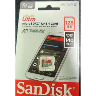 新品●サンディスクultra 128GB マイクロSDカード(その他)