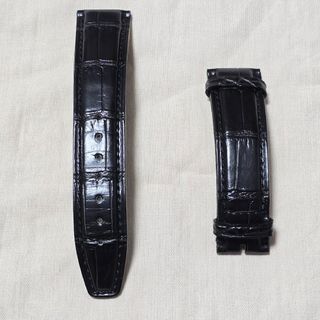 IWC - 未使用 IWC純正 クロコダイルレザーベルト ブラック XS IWC - 未使用 IWC純正 クロコダイルレザーベルト ブラック XS
