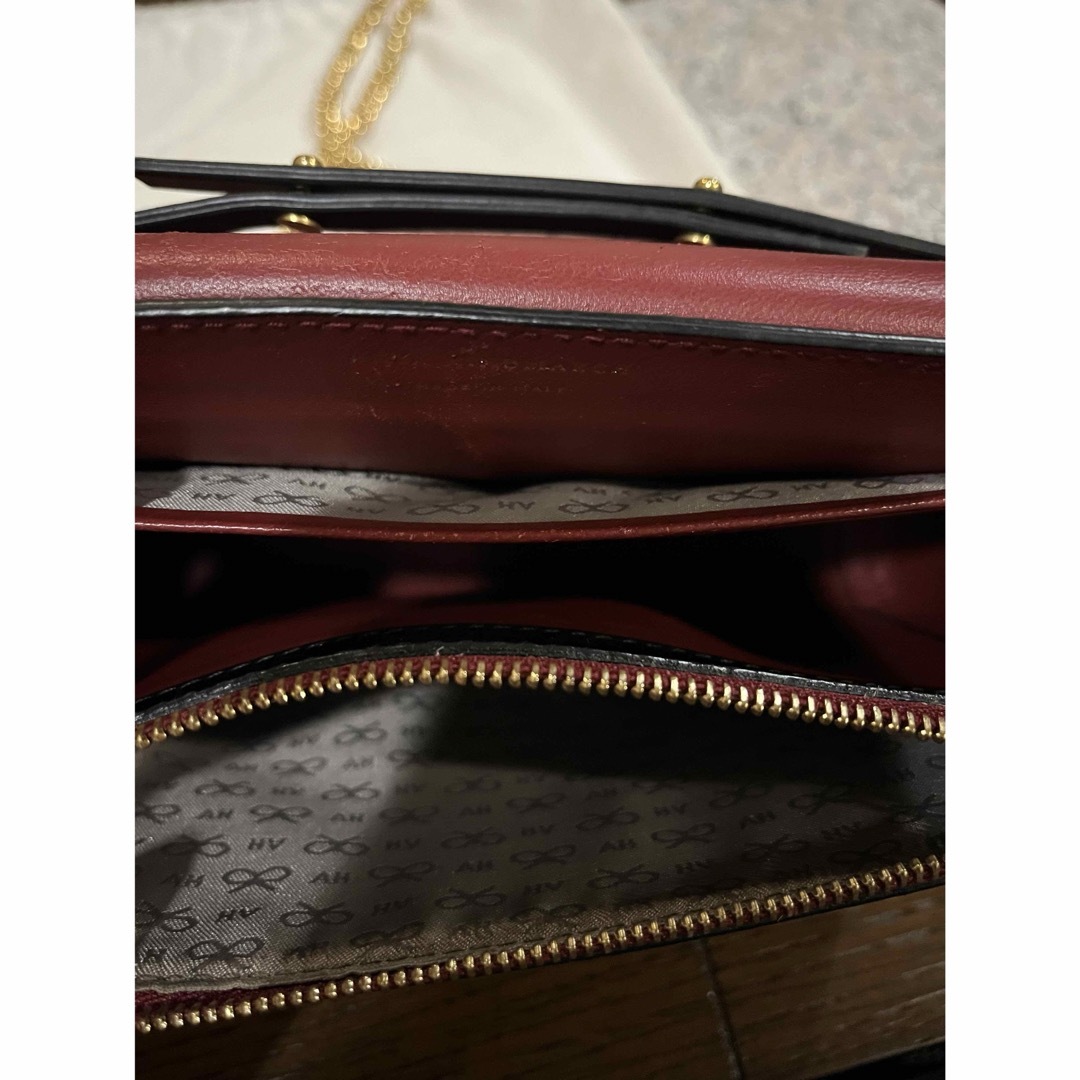 ANYA HINDMARCH - アニヤハインドマーチ 牛革レザー 定価128000 ANYA HINDMARCH - アニヤハインドマーチ 牛革レザー 定価128000