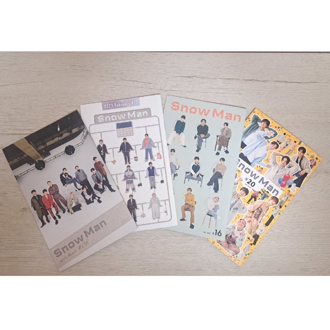 Snow Man(スノーマン)のSnow Man ファミリークラブ会報 4冊セット エンタメ/ホビーのタレントグッズ(アイドルグッズ)の商品写真