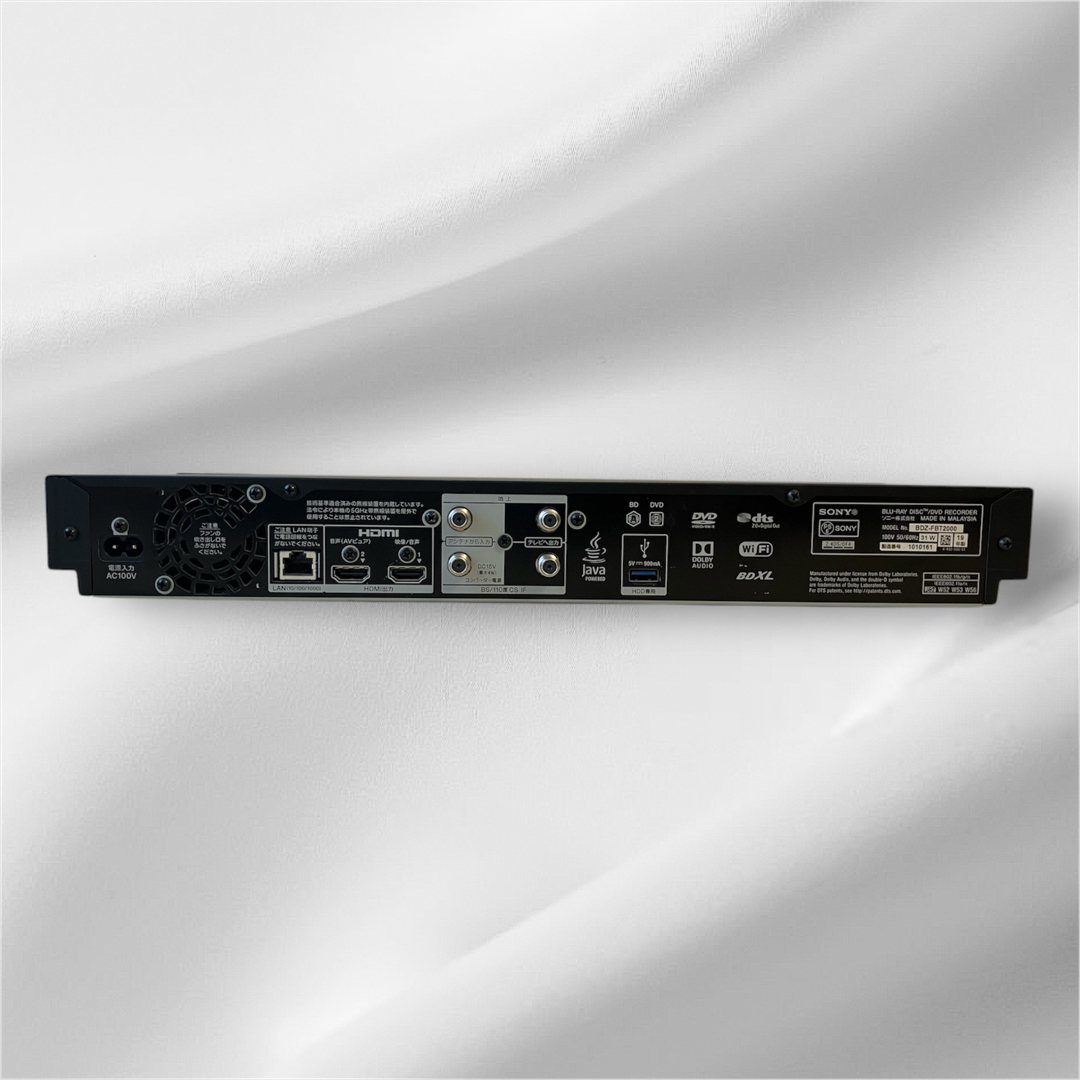 ソニー 2TB 3チューナー 4K ブルーレイレコーダー BDZ-FBT2000 SONY 4Kブルーレイレコーダー BDZ-FBT2000 2TB 3チューナー