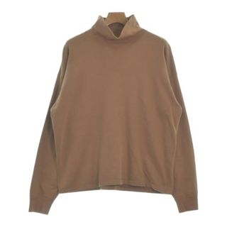 オーラリー(AURALEE)のAURALEE オーラリー Tシャツ・カットソー 3(S位) 茶 【古着】【中古】(Tシャツ/カットソー(半袖/袖なし))