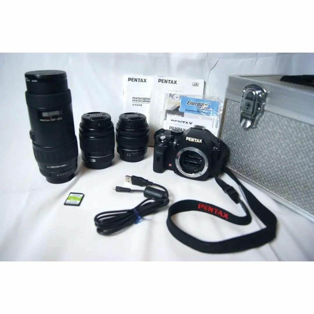 PENTAX ペンタックス 最後のCCD機 K-m ボディ&レンズ3個セット PENTAX ペンタックス 最後のCCD機 K-m ボディ&レンズ3個セット