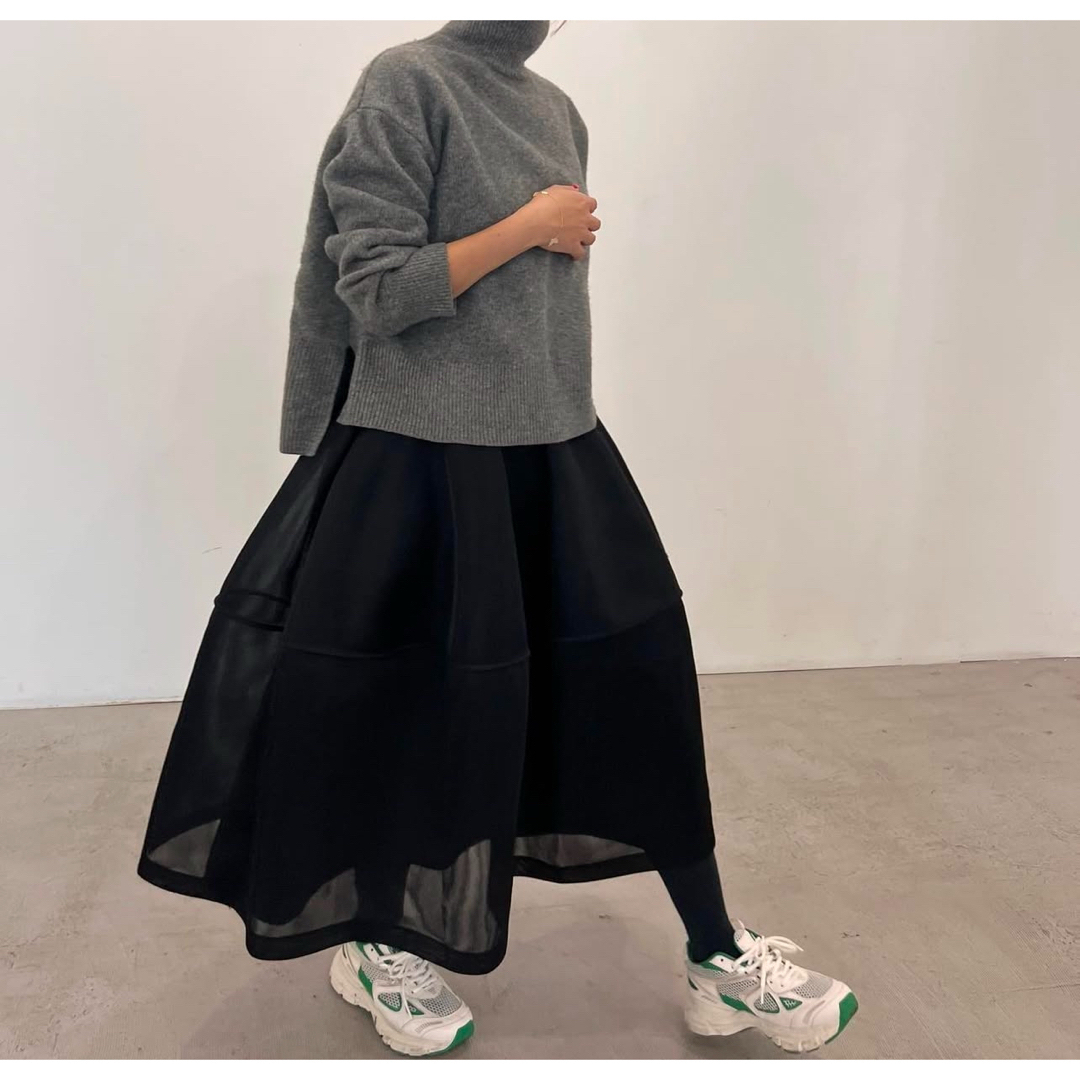 Lig. リグドット sheer volume skirt UFOスカート ロングスカート Lig. リグドット sheer volume skirt UFOスカート ロングスカート