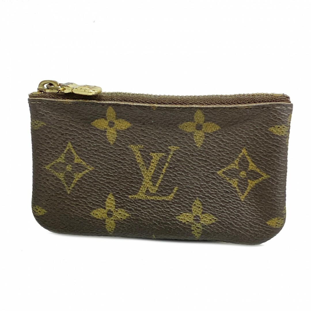 LOUIS VUITTON - 【5bb0799】ルイヴィトン コインケース モノグラム ポシェットクレ M62650 ブラウン【中古】メンズ レディース ユニセックス