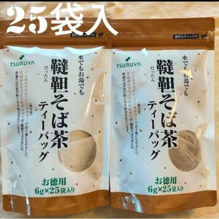 【2袋】ツルヤ お徳用韃靼 そば茶 ティーバッグ だったんそば茶(茶)