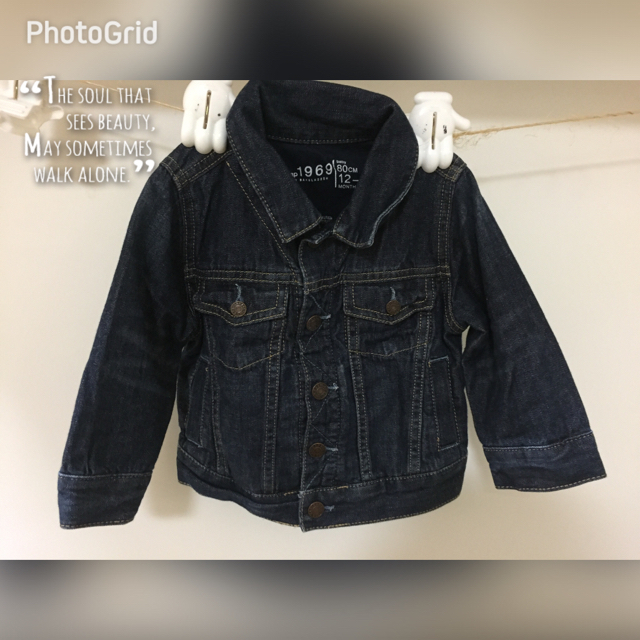 GAP Kids(ギャップキッズ)のREIRA様 ② GAPデニムGジャン120 キッズ/ベビー/マタニティのキッズ服男の子用(90cm~)(ジャケット/上着)の商品写真