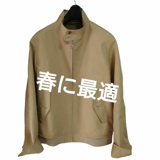 ジーユー(GU)のGUI ジーユー　ブルゾン　ジャケット　ベージュ　メンズ　シンプル　無地　オシャ(ブルゾン)