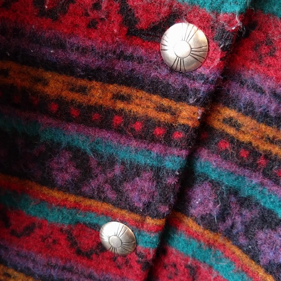 ウールリッチ WOOLRICH ウールジャケット エスニック柄 マルチカラー