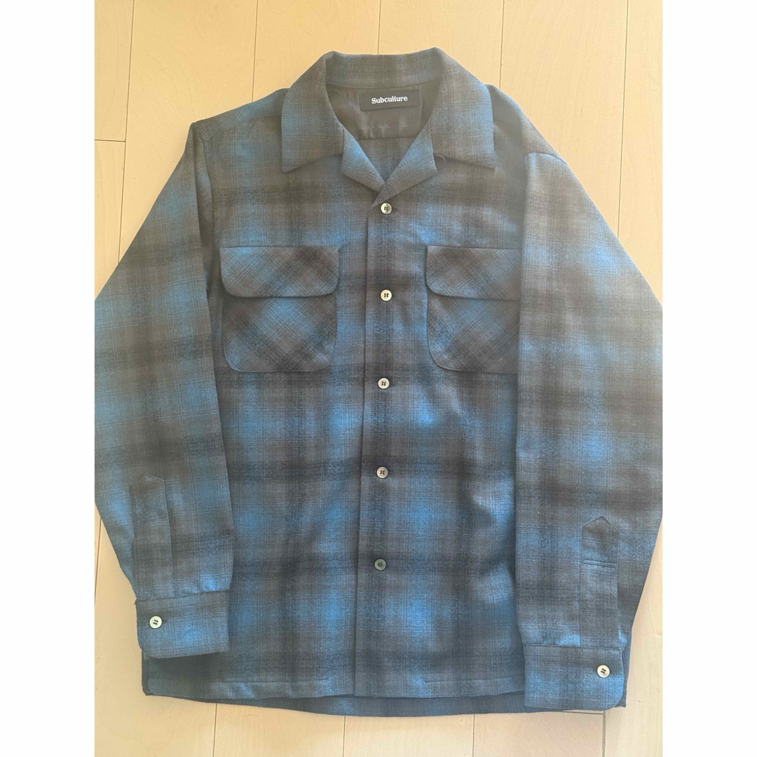 Subculture SC サブカルチャー wool check shirt - トップス Subculture SC サブカルチャー wool check shirt - トップス