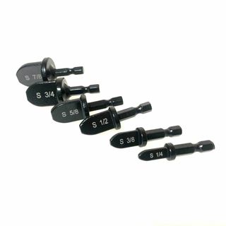 6点セット チューブエキスパンダー ベアリング鋼 六角軸 6.35mm(その他)