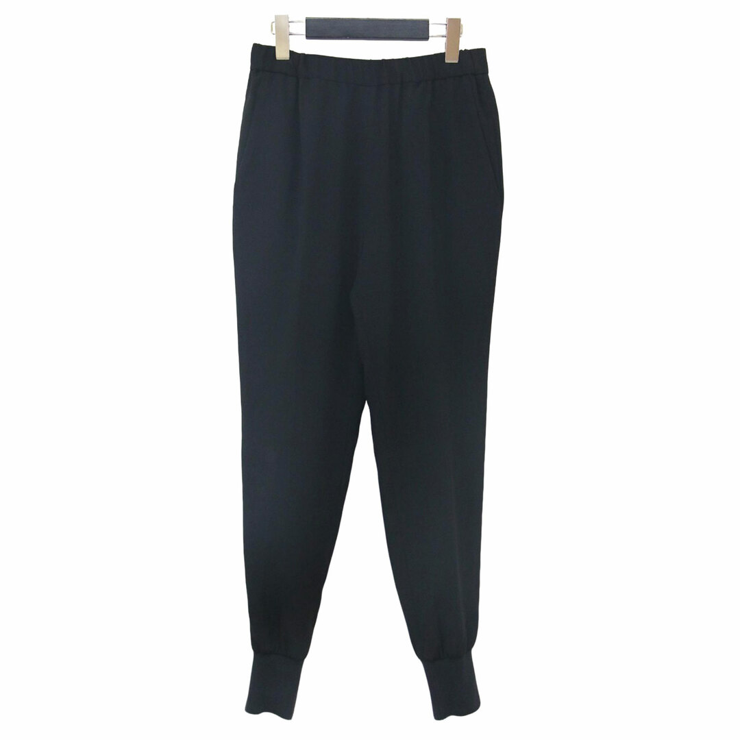 MUSE de Deuxieme Classe ミューズ ドゥ ドゥーズィエムクラス パンツ サイズ:ブラック36(S) / EDEN リブ パンツ / ジョガーパンツ ウエストゴム トリアセテート / 日本製 / ボトムス ズボン【レディース】【中古】
