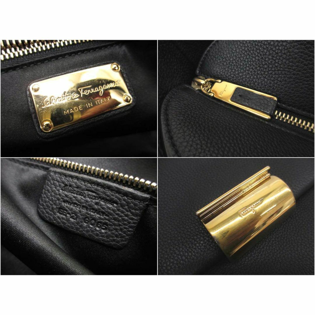 Salvatore Ferragamo - 美品 フェラガモ 21G065 ビター BITTER