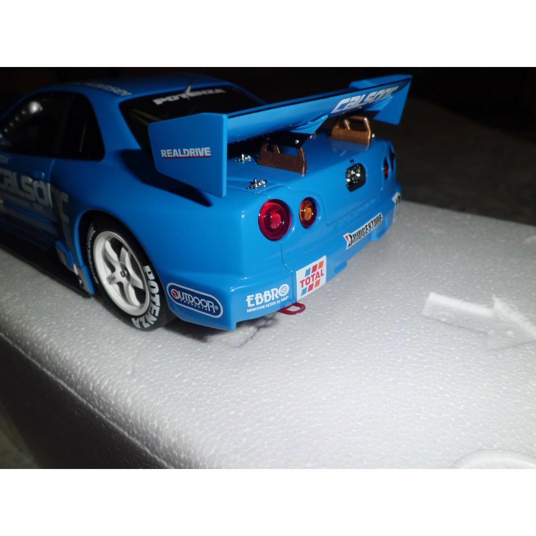 人気の春夏 1/18 現状品】オートアート 日産 (R34) GT-R スカイライン ミニカー