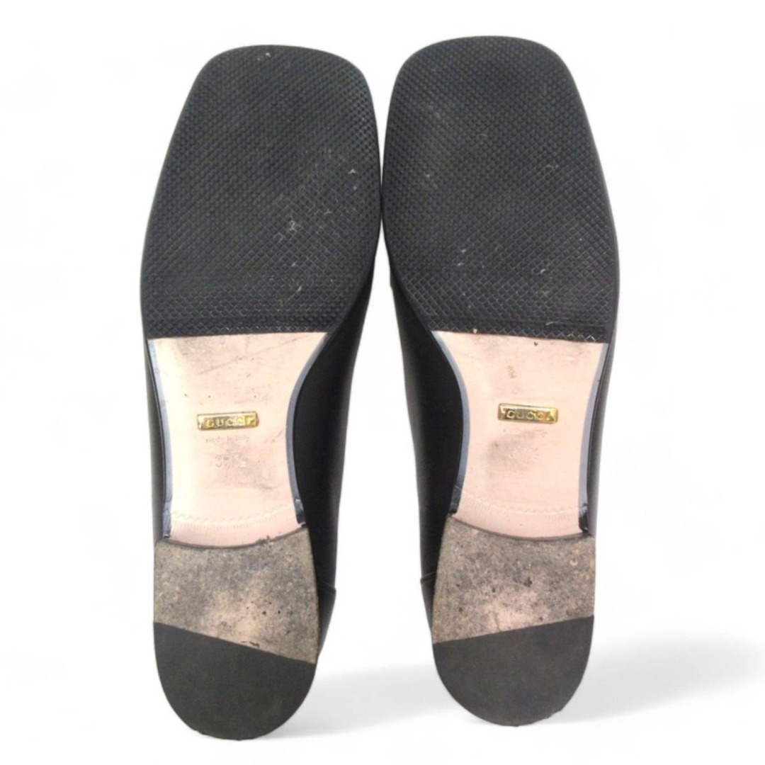 GUCCI - 美品 GUCCI グッチ ホースビット スクエアトゥ モカシン GUCCI - 美品 GUCCI グッチ ホースビット スクエアトゥ モカシン