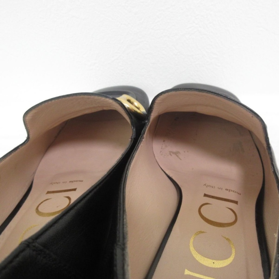 GUCCI - 美品 GUCCI グッチ ホースビット スクエアトゥ モカシン GUCCI - 美品 GUCCI グッチ ホースビット スクエアトゥ モカシン