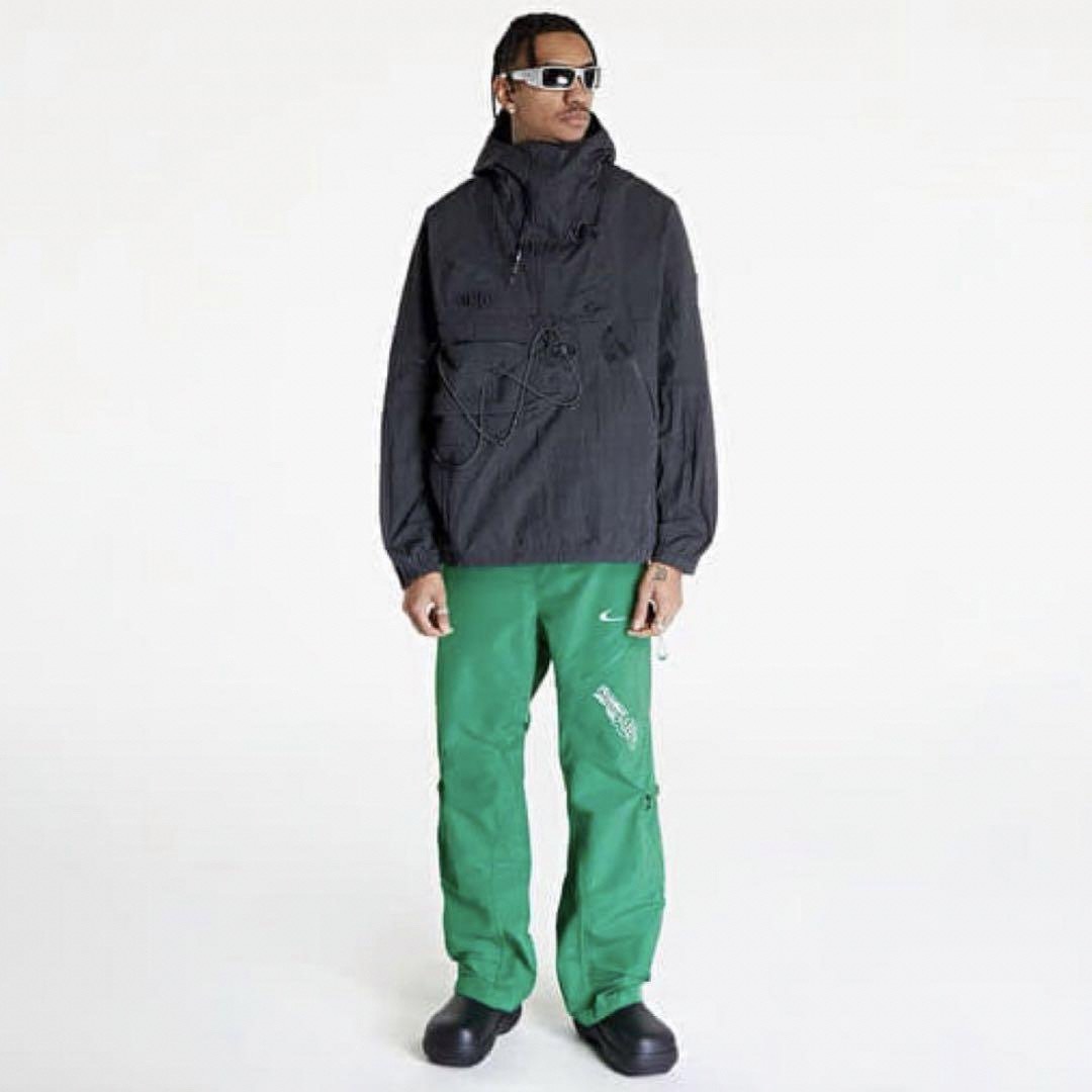 NIKE - 新品 ナイキ x オフホワイト メンズ アノラック ブラック NIKE - 新品 ナイキ x オフホワイト メンズ アノラック ブラック