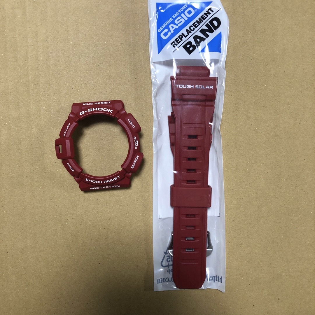 CASIO 純正 G-SHOCK G-9300RD-4 ベルベゼ バンド CASIO 純正 G-SHOCK G-9300RD-4 ベルベゼ バンド
