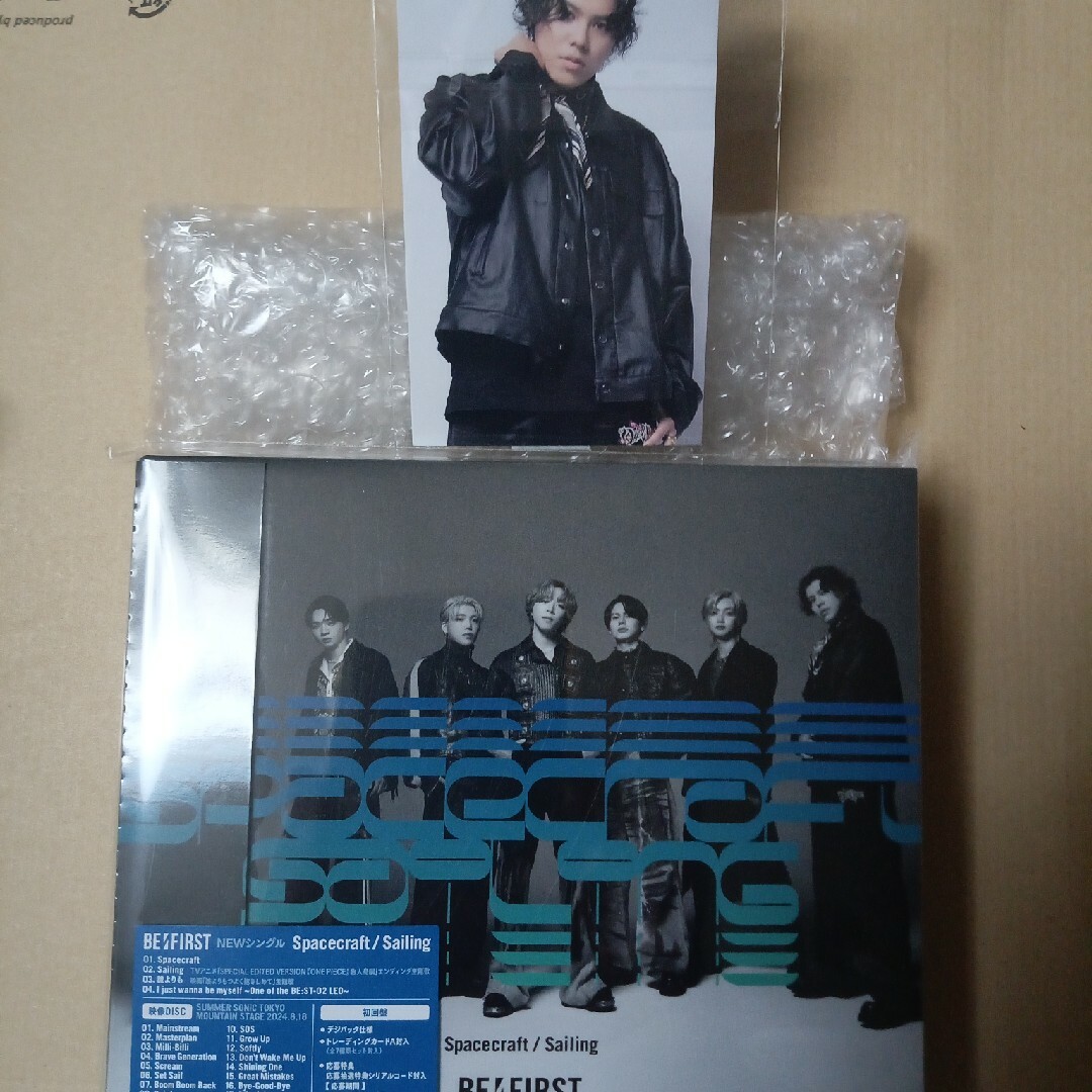 BE:FIRST - Spacecraft/Sailing(LIVE盤/Blu-ray Disc付)の BE:FIRST - Spacecraft/Sailing(LIVE盤/Blu-ray Disc付)の