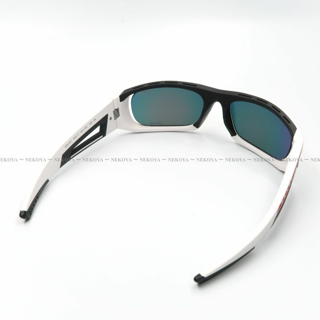 PRADA - PRADA SPS 02Y AAI-04U サングラス スポーツ ホワイトの PRADA - PRADA SPS 02Y AAI-04U サングラス スポーツ ホワイトの